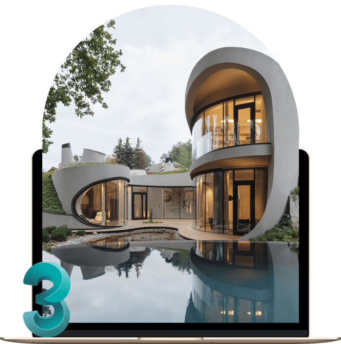 استفاده از نرم افزار تری دی مکس در معماری استفاده از تری دی مکس در معماری